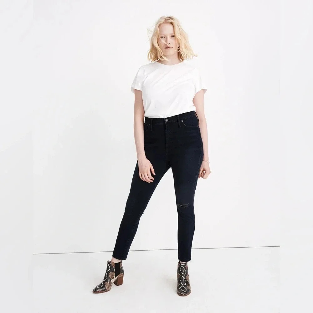Madewell 9'' High Rise Skinny Jeans Dark Wash Women's size 29